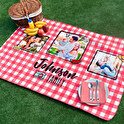 Personifierad picknickfilt