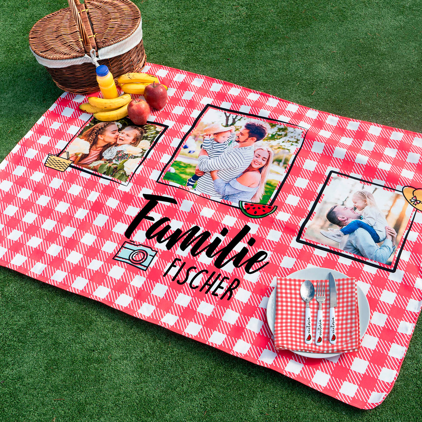 Picknickdecke bedrucken