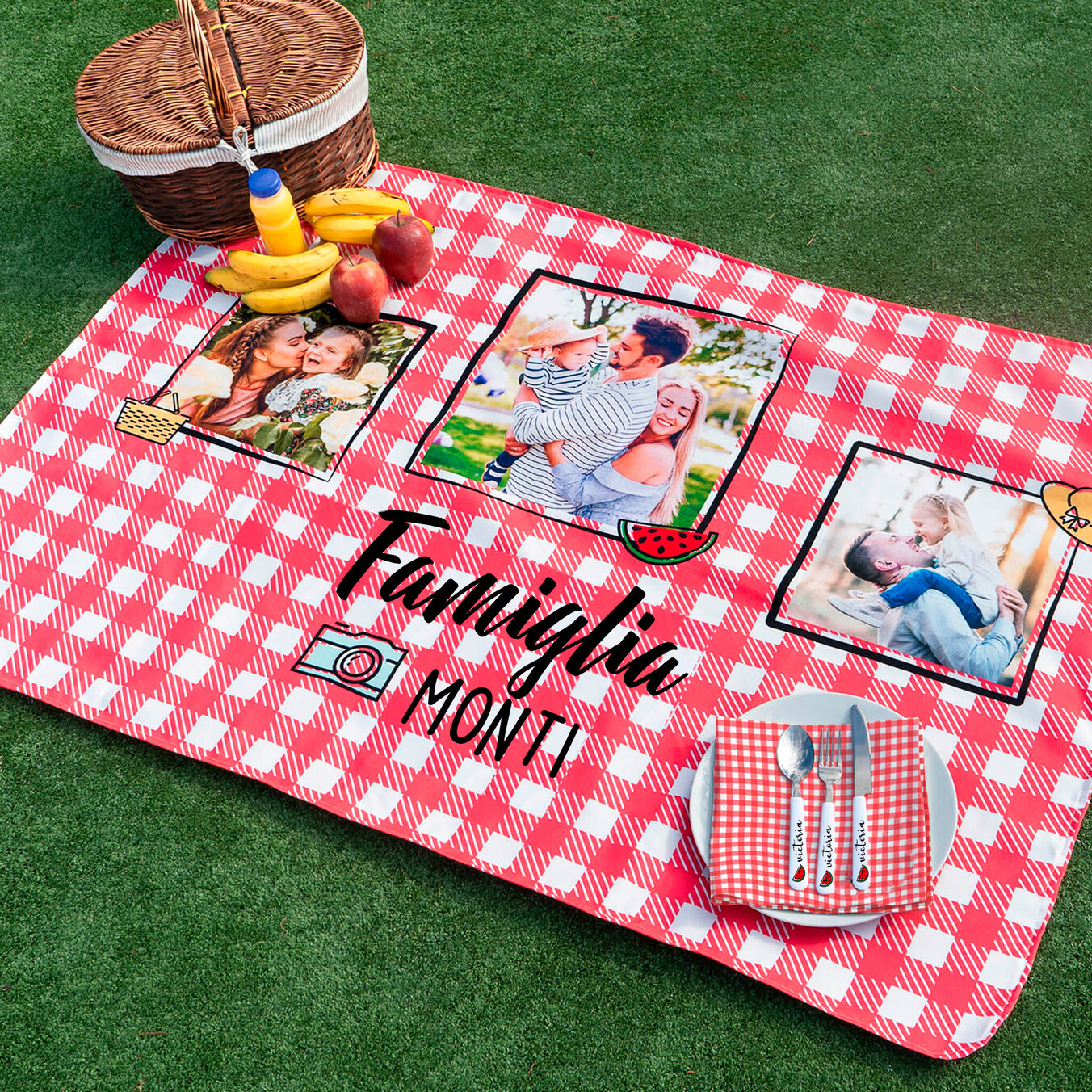 Coperta pic nic personalizzata