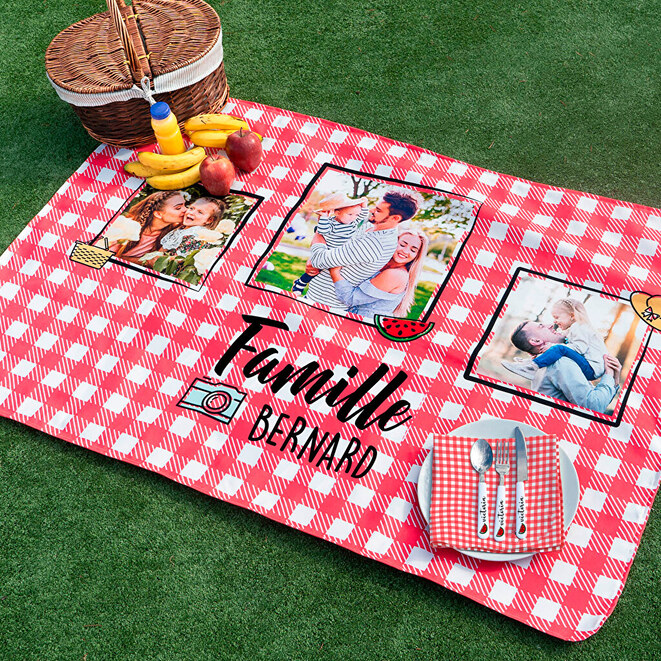 Couverture Pique-nique personnalisée Couverture Pique-nique personnalisée