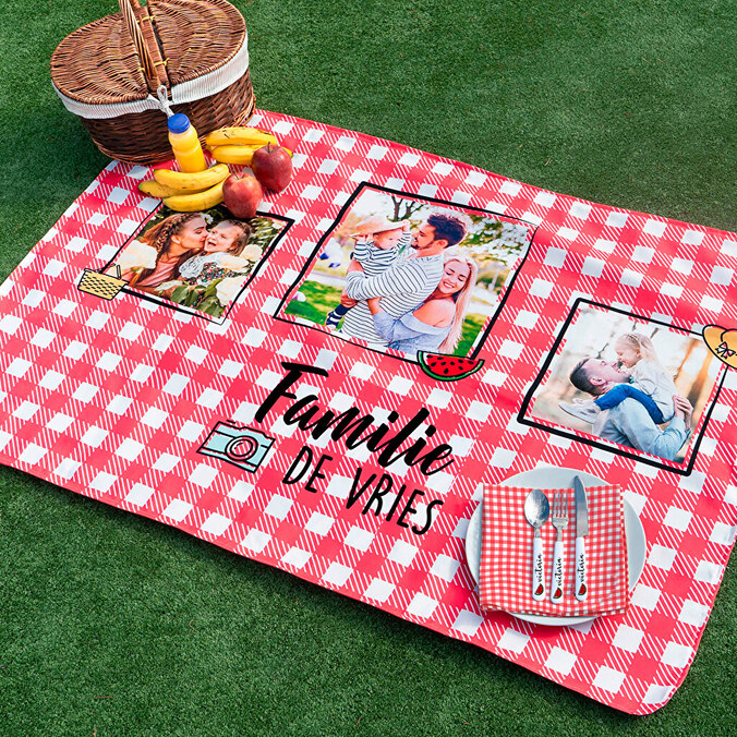 Picknickkleed bedrukken en maken