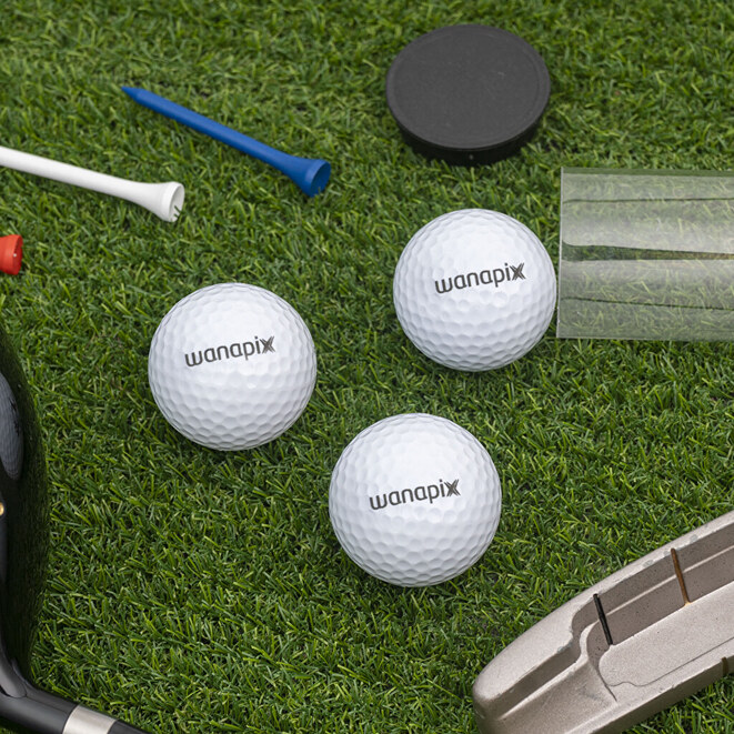 Personlige pakke 3 golfbolde med logo og billede tryk Personlige pakke 3 golfbolde med logo og billede tryk