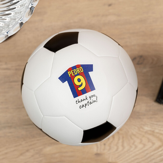 Personalised football ball