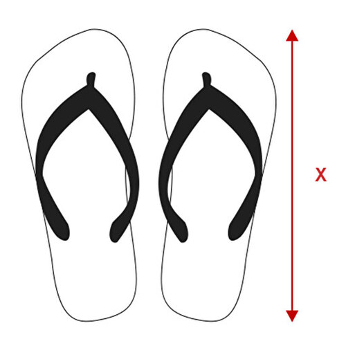 Storlekar flipflops