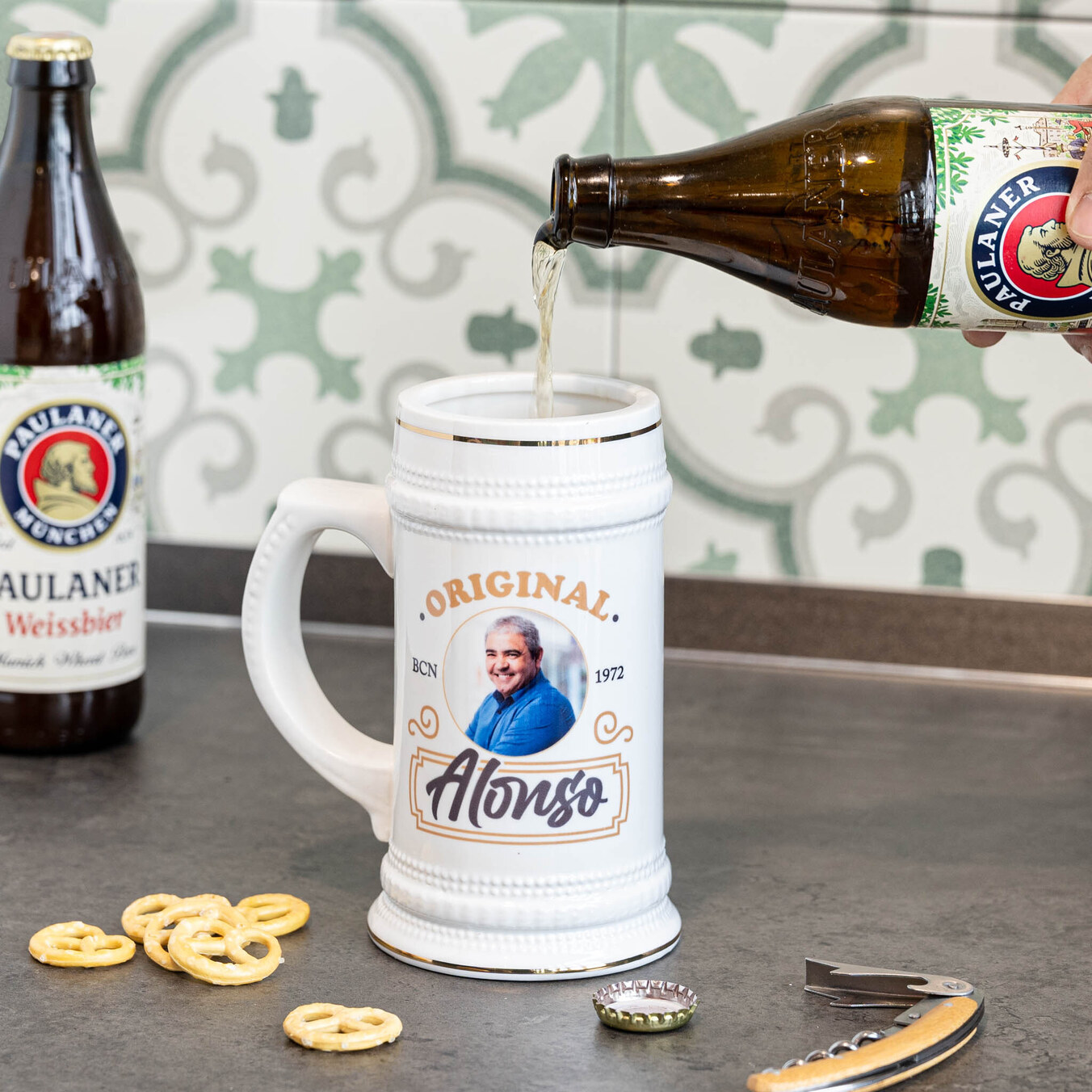 Boccale di birra tedesco personalizzato