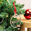 Wooden Christmas ornament with personalised name Wooden Christmas ornament with personalised name