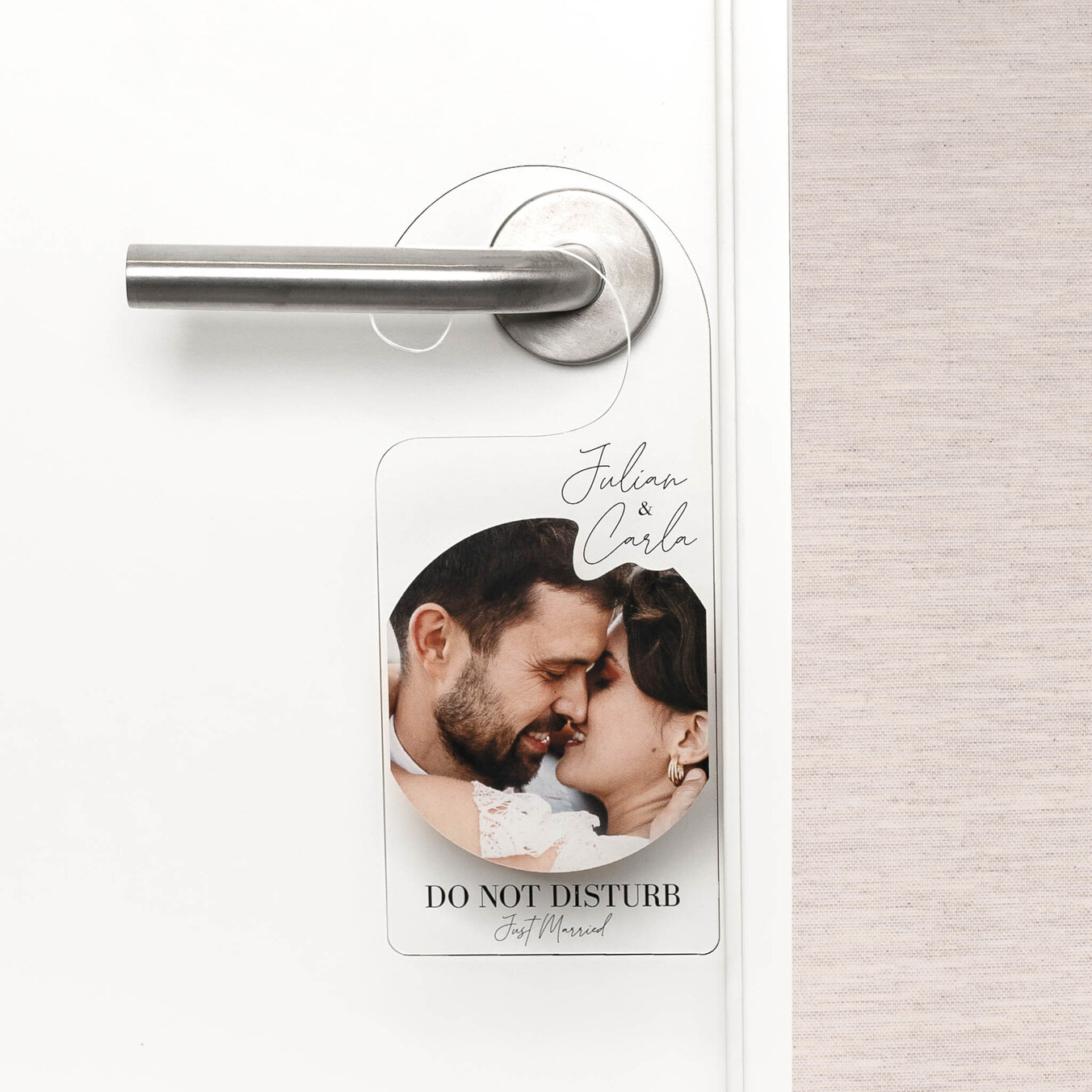 Gepersonaliseerde acryl deurhanger