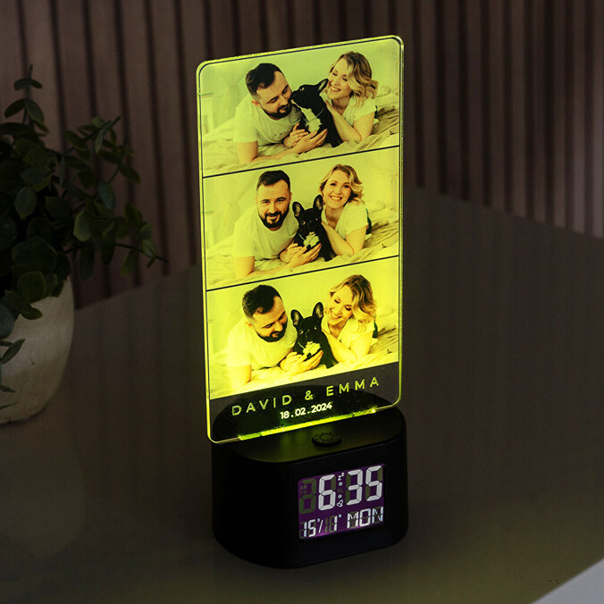Personalised light alarm clock