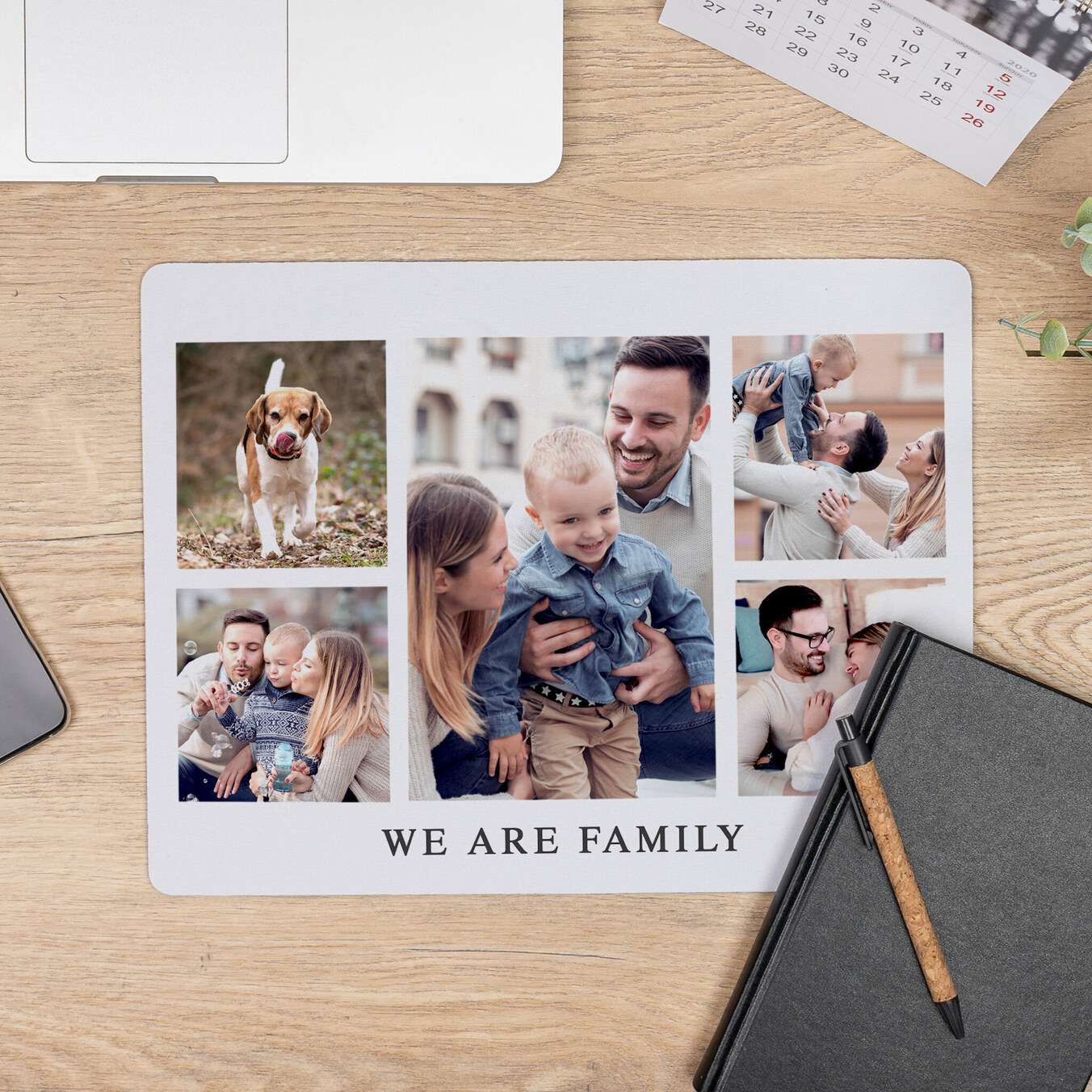 Rechteckiges Mousepad XL mit Foto
