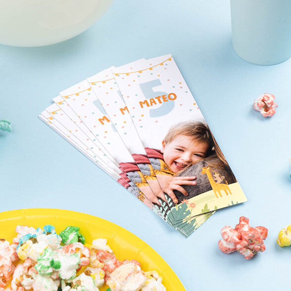 Marcadores de livros personalizados