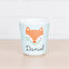 Vaso de plástico blanco 235 ml. personalizado