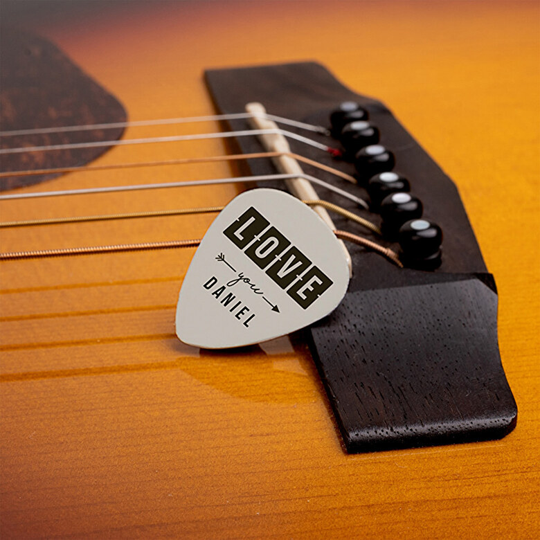 personalised plastic guitar picks