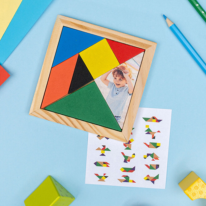 Personalisiertes Tangram Spiel Personalisiertes Tangram Spiel
