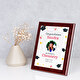 Plaque commémorative en bois personnalisée