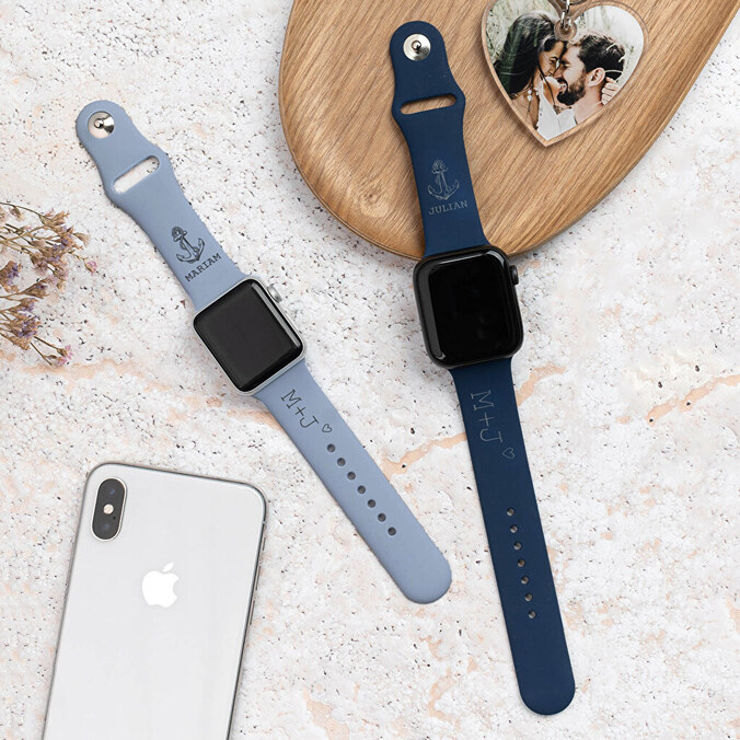 Personalised Apple Watch straps