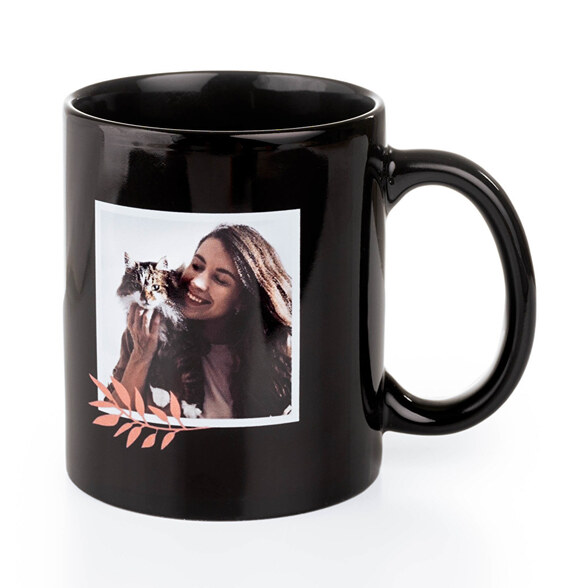 Mug noir personnalisé