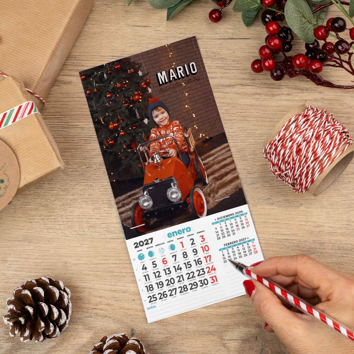 Calendari calamita frigorifero personalizzati