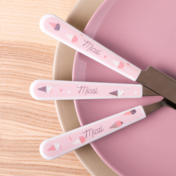 Personalised cutlery set Wanapix