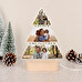 Personalisierte 3D Lampe Holz Weihnachtsbaum