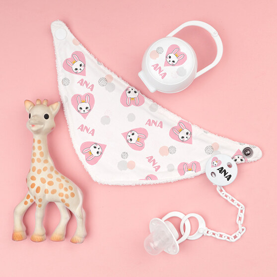 Bavoirs bandana personnalisés avec prénom Bavoirs bandana personnalisés avec prénom
