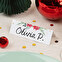Personalised paper place cards