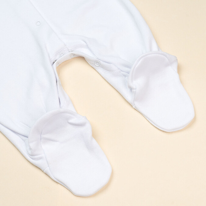 Personalised baby sleepsuit