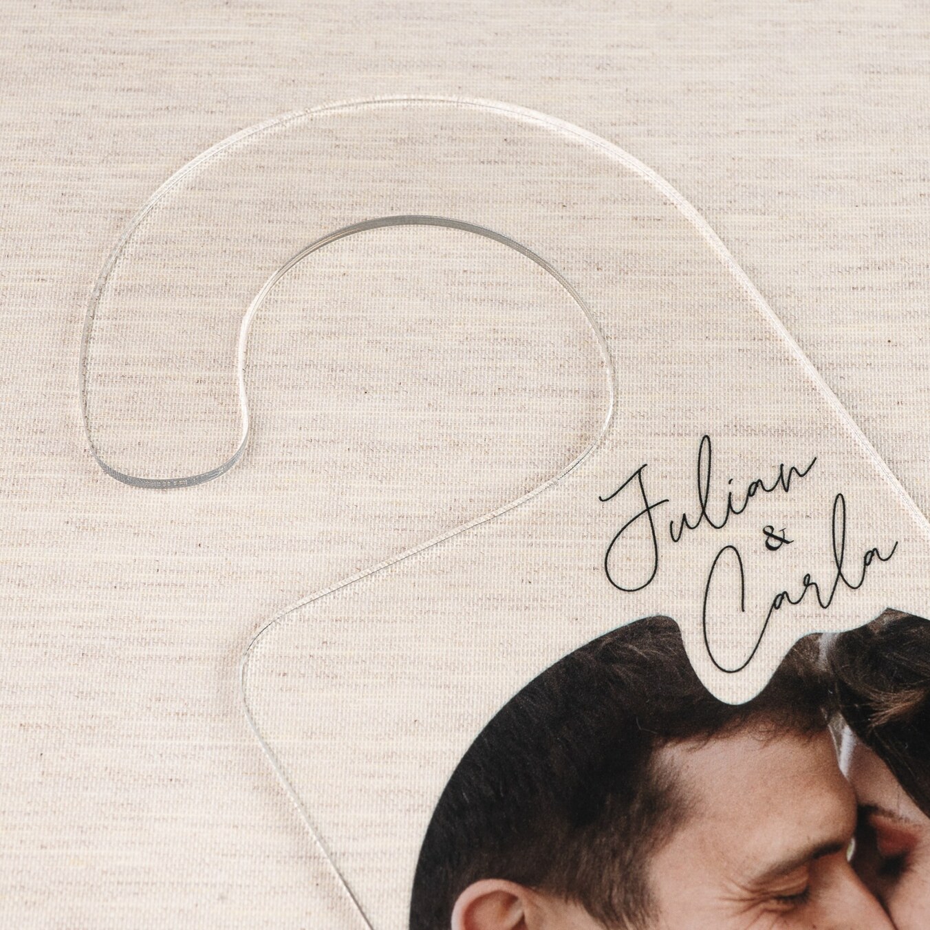 Gepersonaliseerde acryl deurhanger