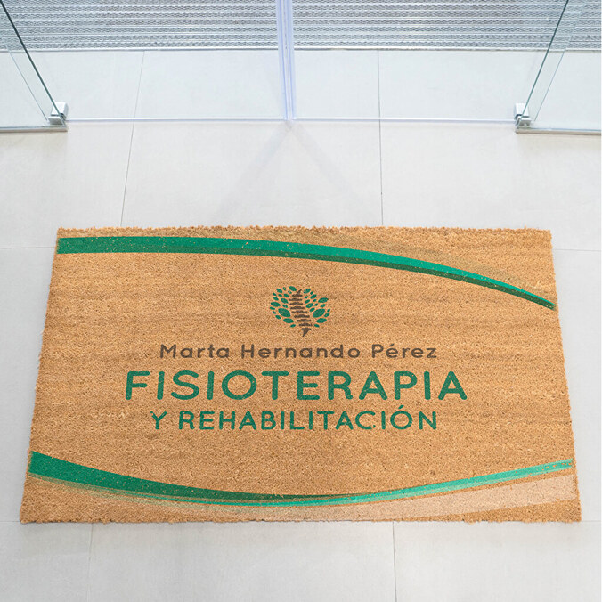 Felpudos de fibra de coco natural personalizados