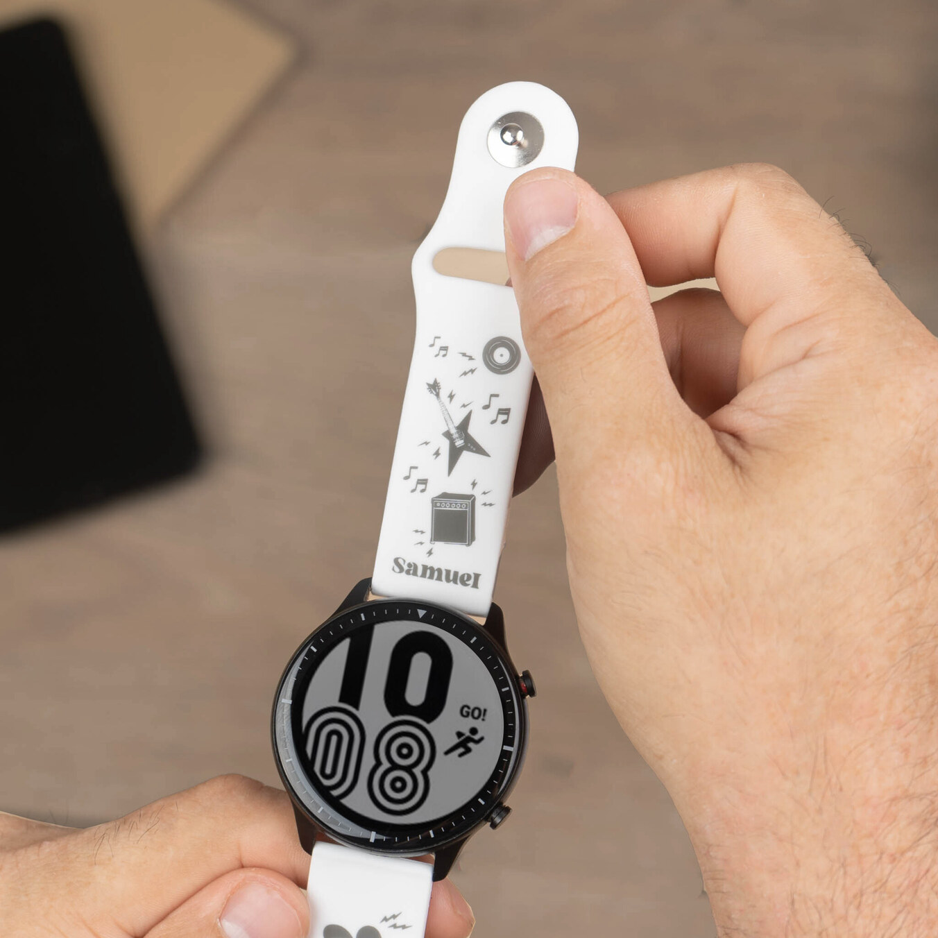 Personalised watch straps for Samsung Galaxy / Amazfit / Huawei