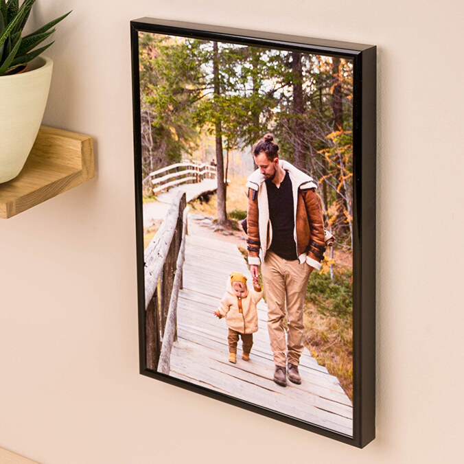 Fotoafdrukken personaliseren met aluminium lijst