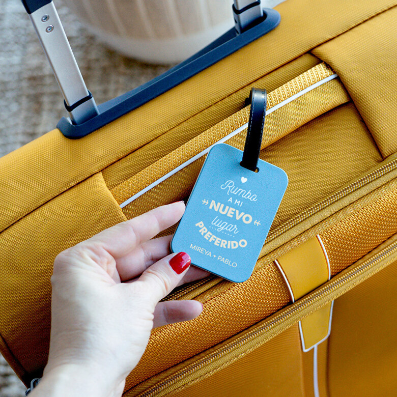 Etiquetas para maletas personalizadas | Chapas equipaje | Wanapix