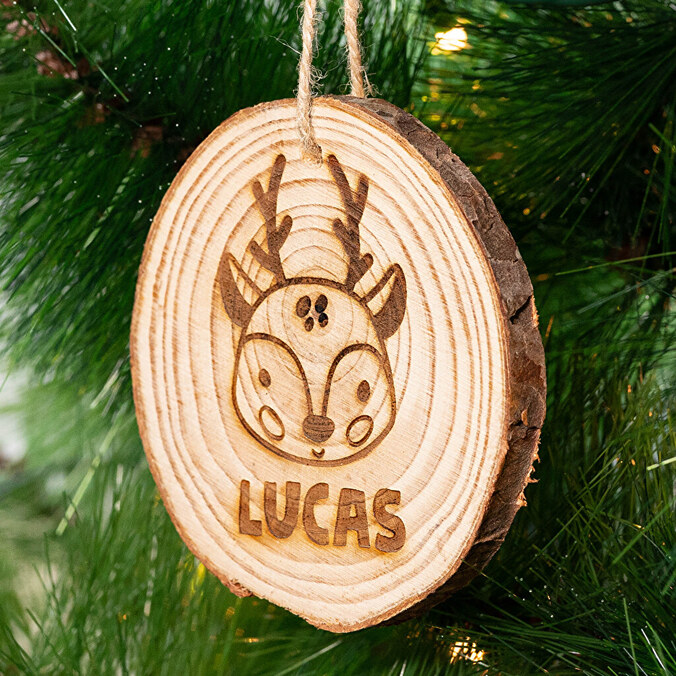 Personlig træskive til dekoration