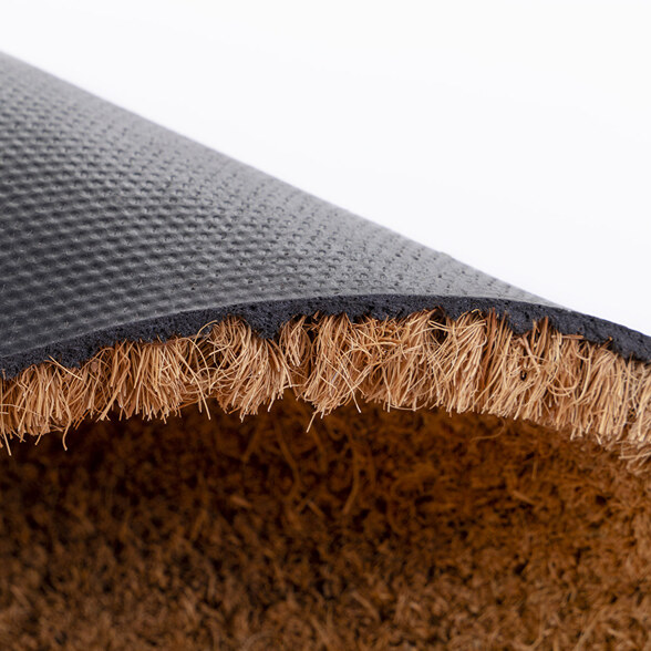 Natur Kokos Fußmatte mit Foto