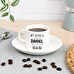 Personalised espresso coffee cups