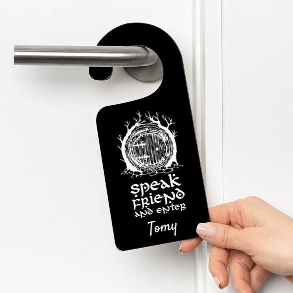 Identificador porta personalizado