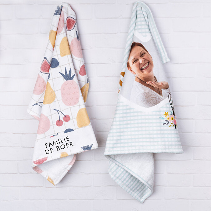 Keukenhanddoek bedrukken
