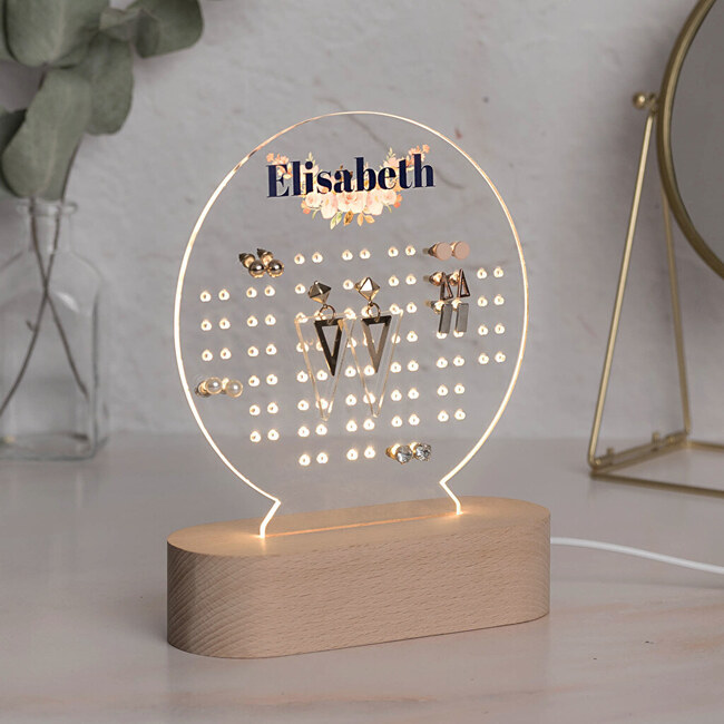 Portagioie luminoso rotondo personalizzato