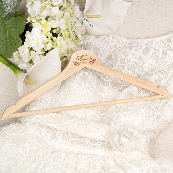 Personalised wooden hangers