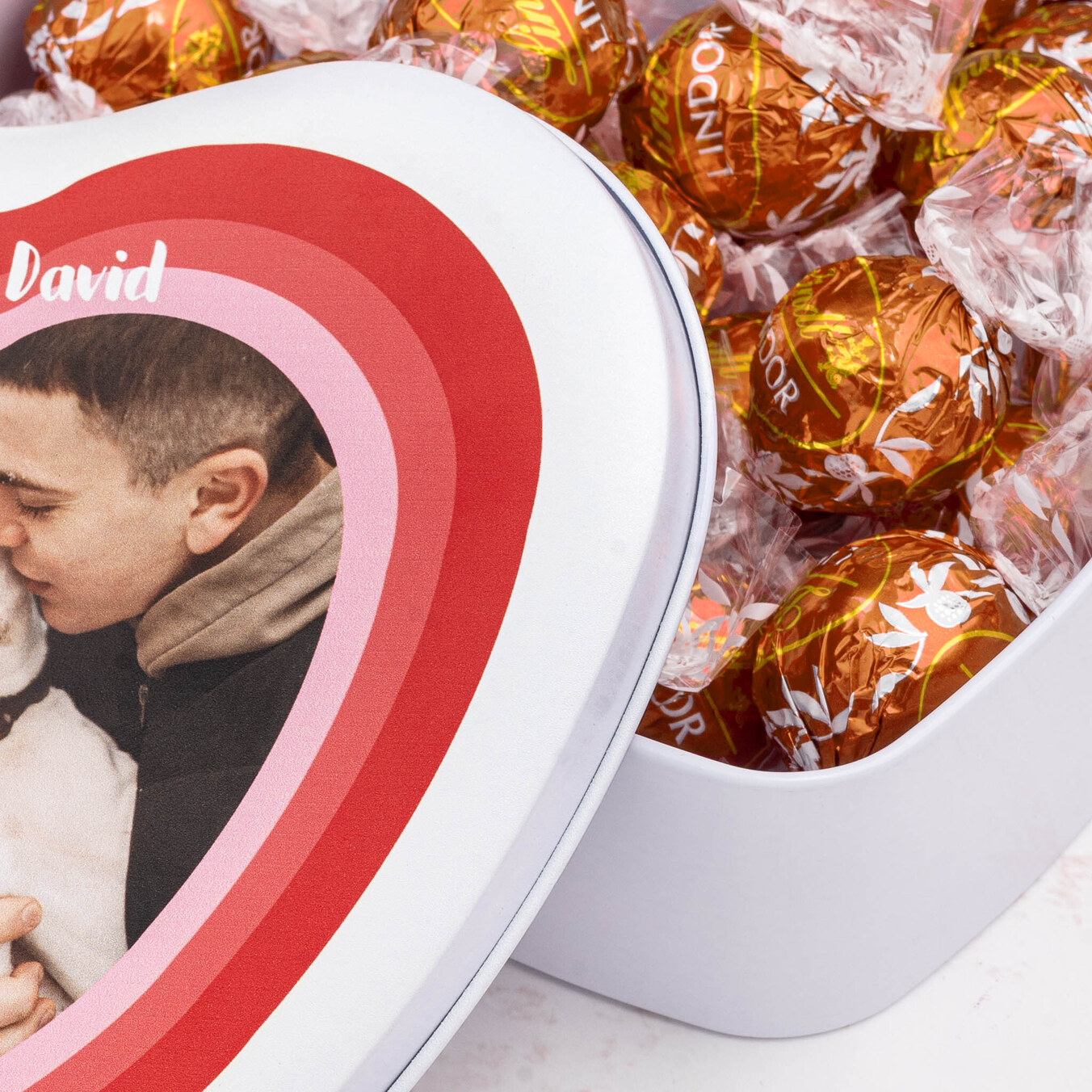 Scatola di caramelle e cioccolatini personalizzata