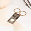 Set 2 portachiavi incisi cuore