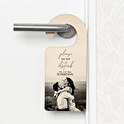 Gepersonaliseerde houten deurhanger