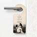 Wooden door hangers Wooden door hangers