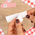 Pack of 36 personalised toothpick flags