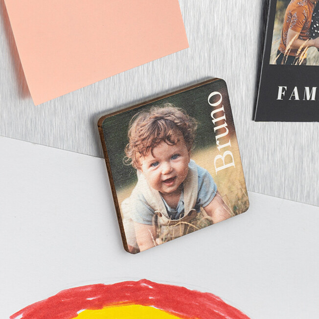 Houten magneet bedrukken Houten magneet bedrukken