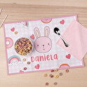Personalised placemats made of fabric and oilcloth