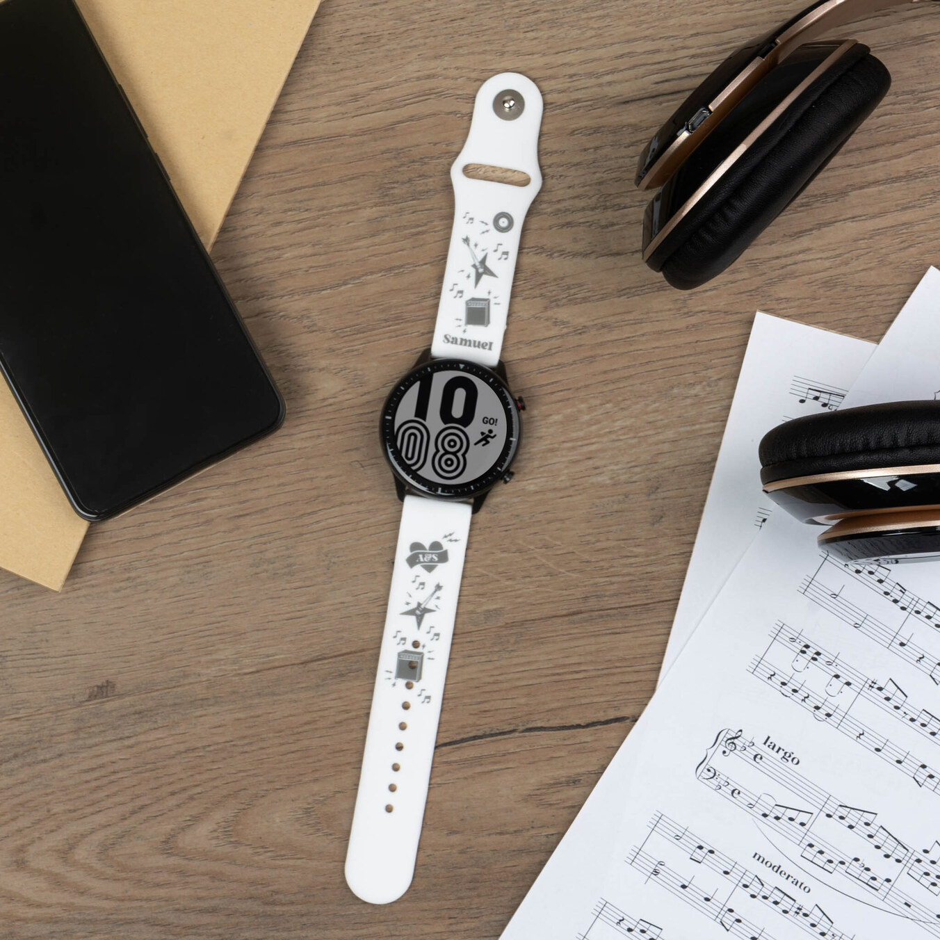 Personalised watch straps for Samsung Galaxy / Amazfit / Huawei