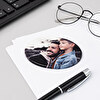 Oval aus Keramik mit Foto bedrucken
