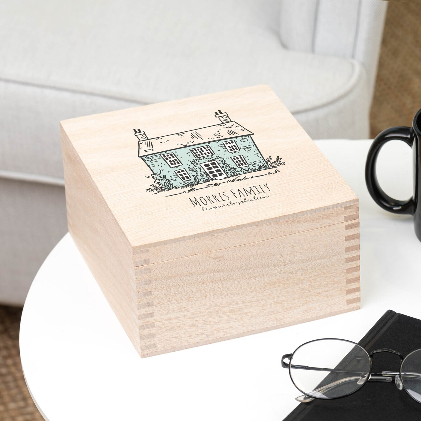Scatola porta tè e tisane personalizzata