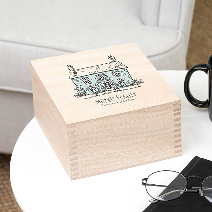 Pudełko na herbatę personalizowane