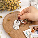 Personalised engraved long keyring